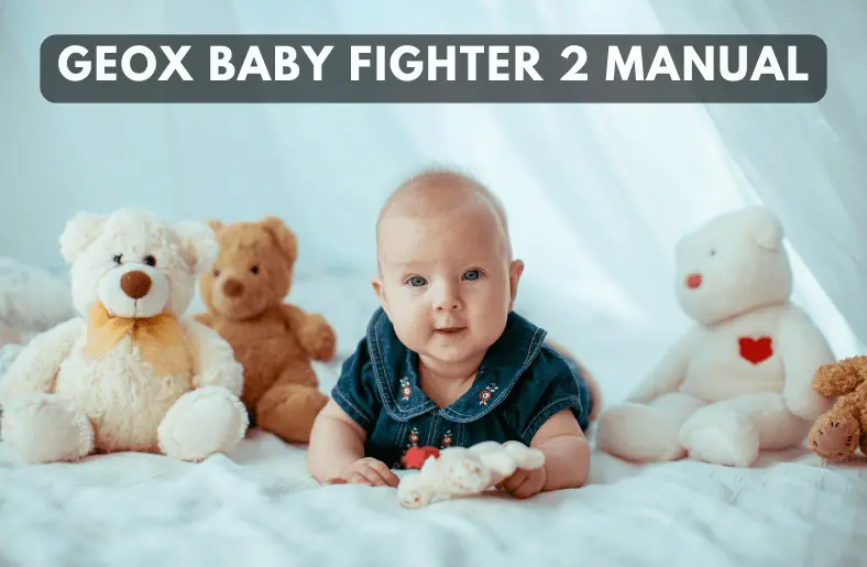 Geox Baby Fighter 2 Manual