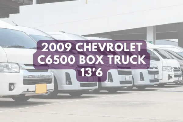 2009 Chevrolet C6500 Box Truck 13'6